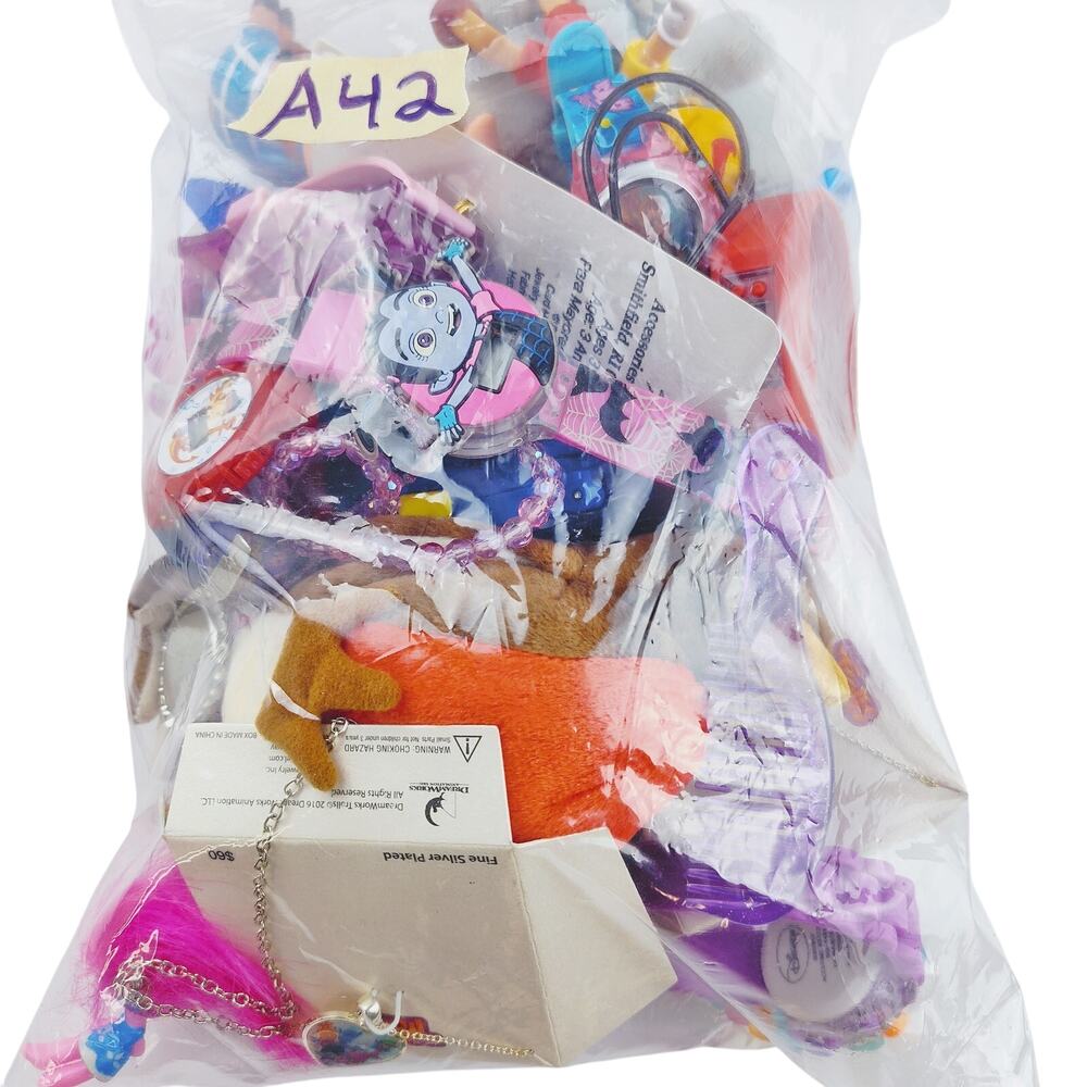 Disney Girls Mix Pop Culture Mystery Jewelry Bundle – 1.5 Pound AS-IS Lot A42
